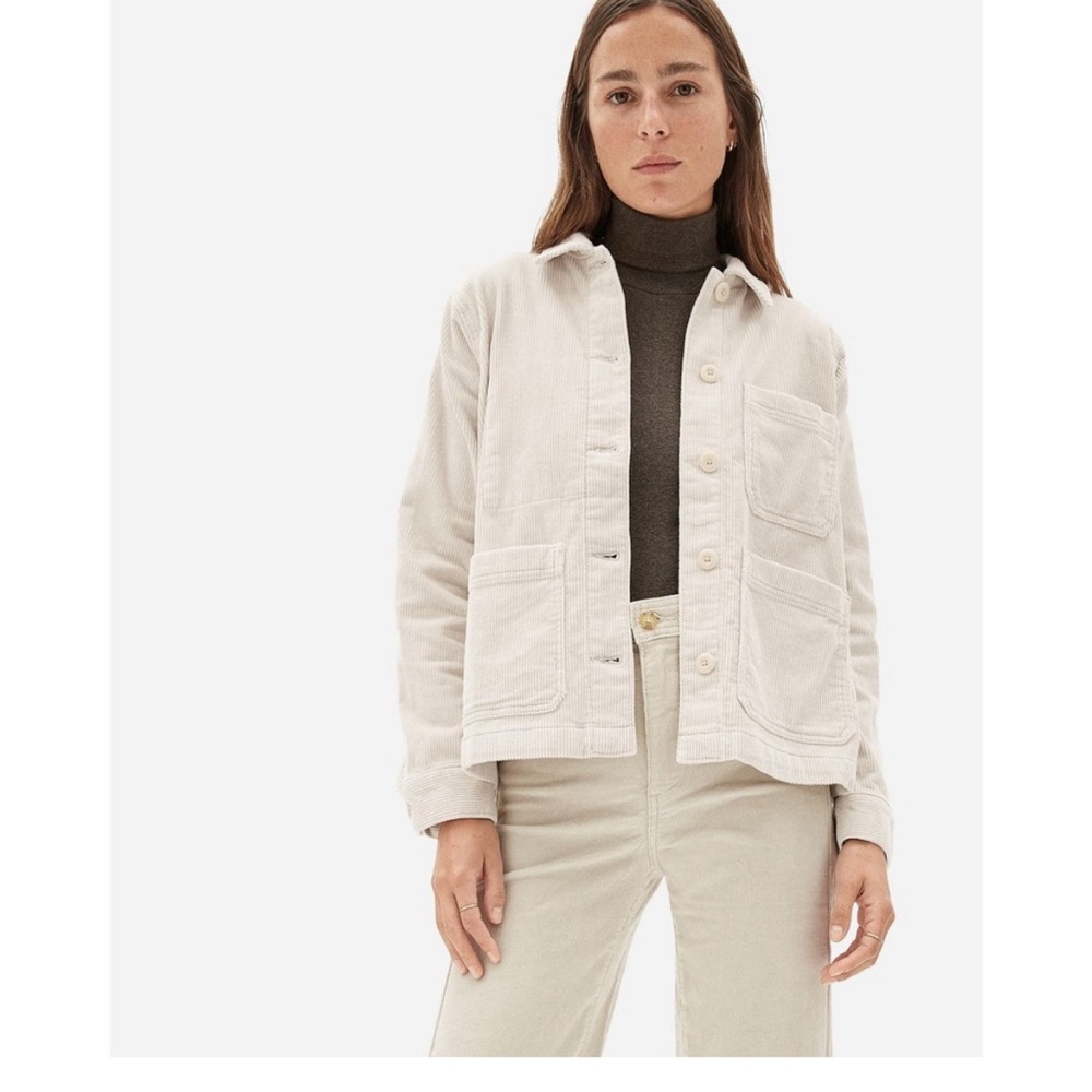 Everlane corduroy button chore coat